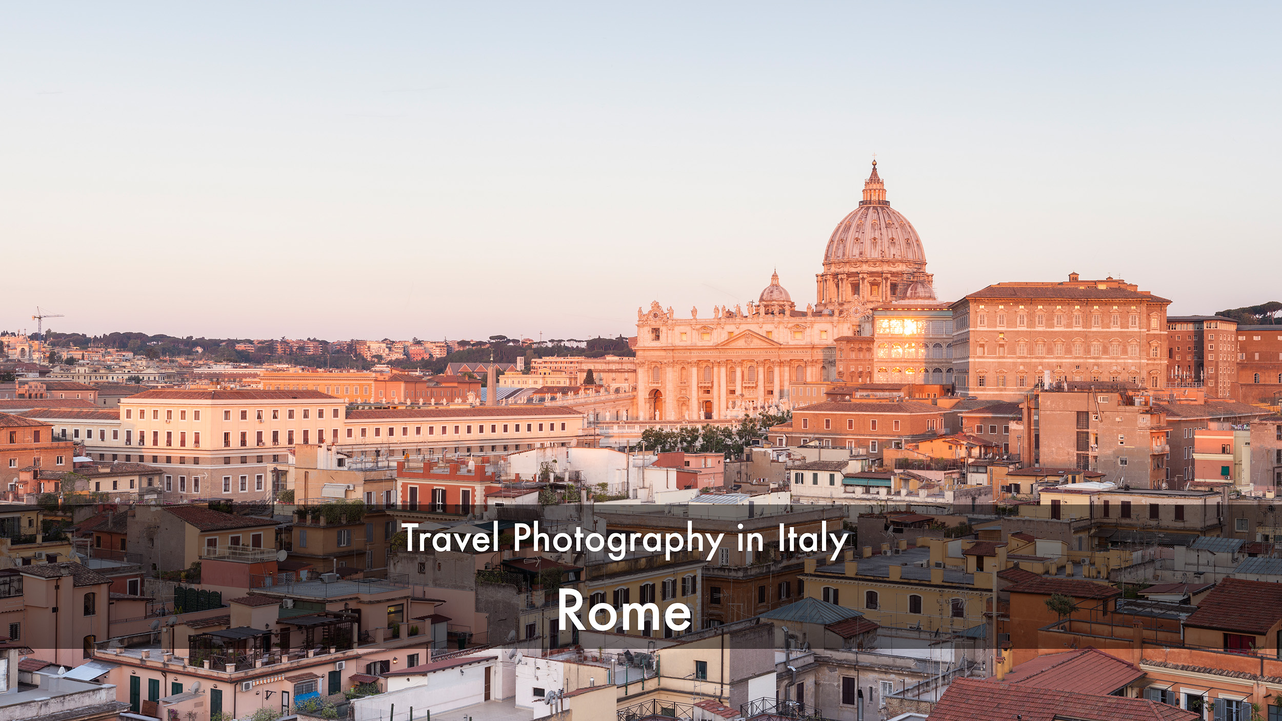 Travel photography in Italy. The city of Rome.