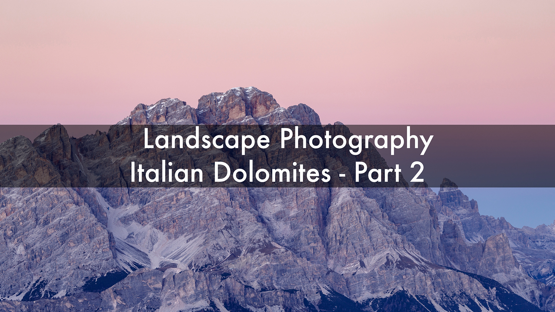 Italian Dolomites. Landscape Photography.