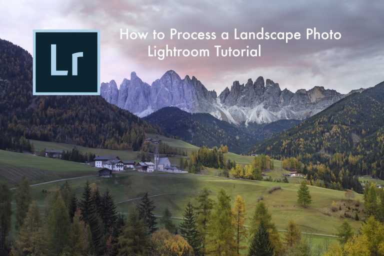 Adobe Lightroom tutorial. How to Process a Landscape Photo in Lightroom.