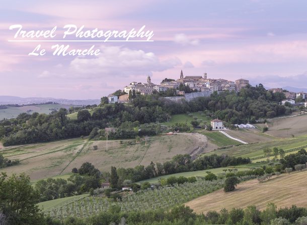 The small hilltop village of Mondavio in Le Marche, Italy.
