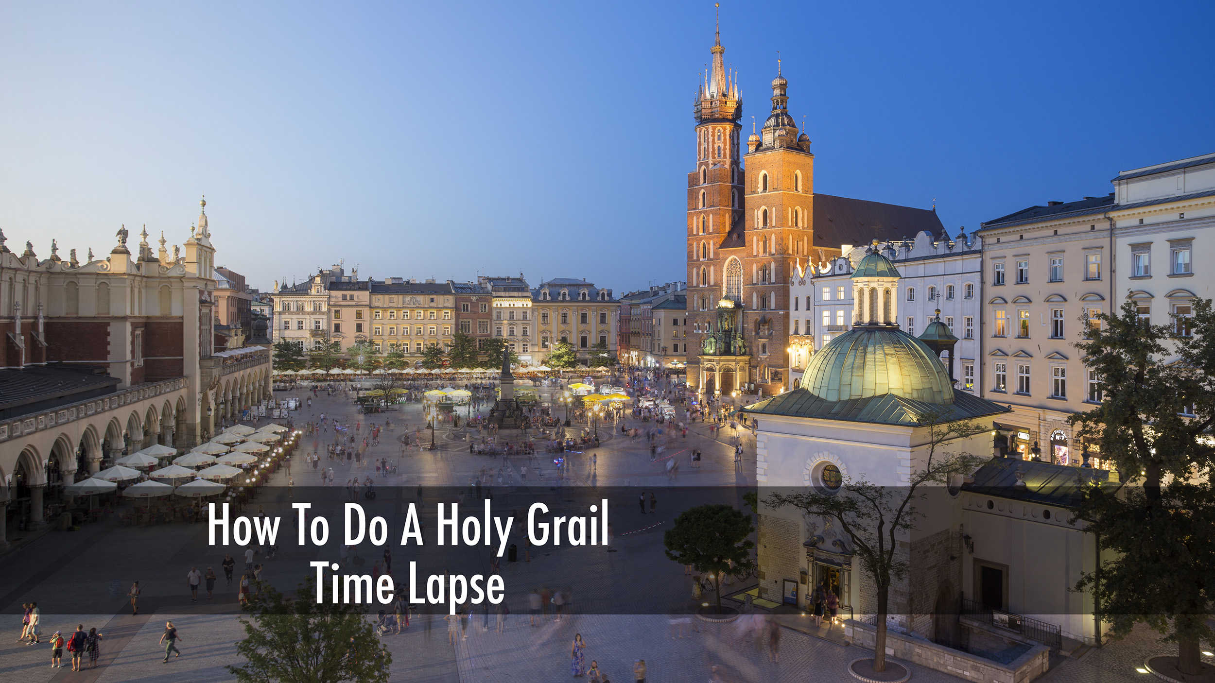 how to do a holy grail time-lapse