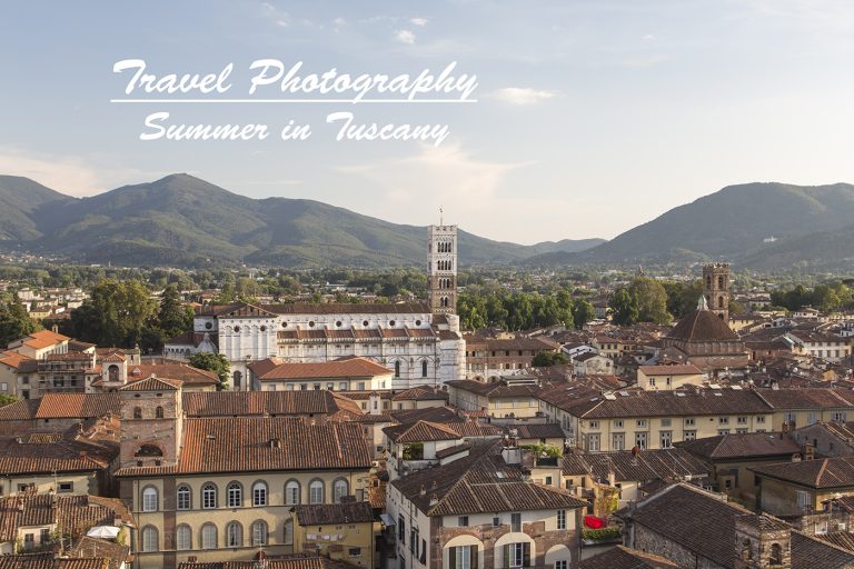 The Duomo and the old city of Lucca. Summer in Tuscany vlog cover.