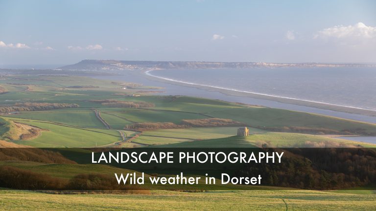 Photographing wild weather in Dorset. Landscape photography vlog.