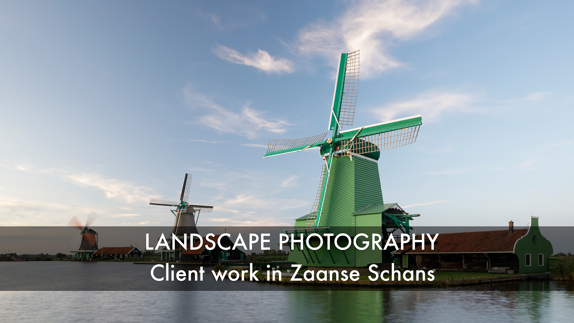 Zaanse Schans. landscape photography in the Netherlands.