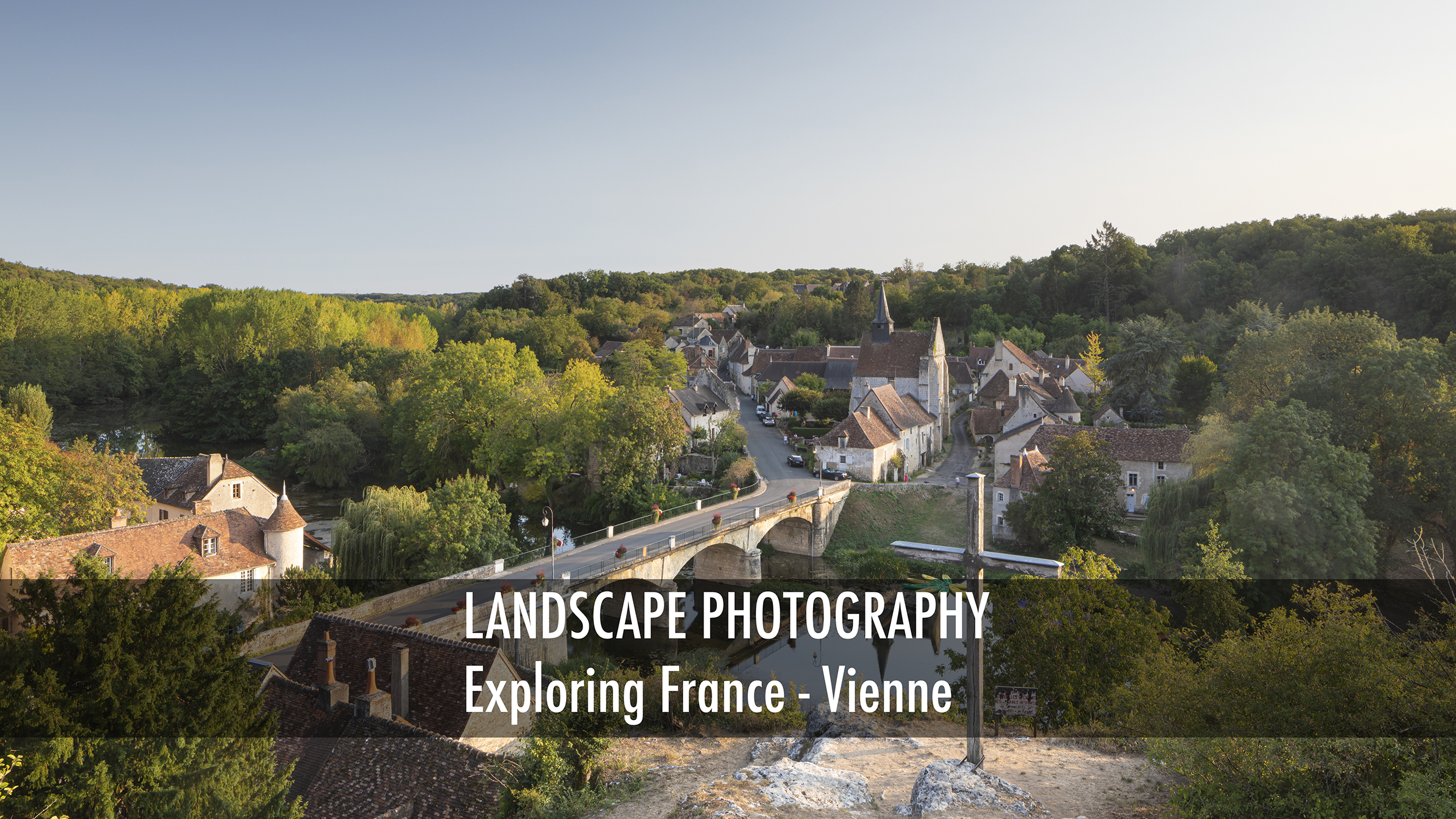 Exploring France in the department of Vienne. Landscape photography.