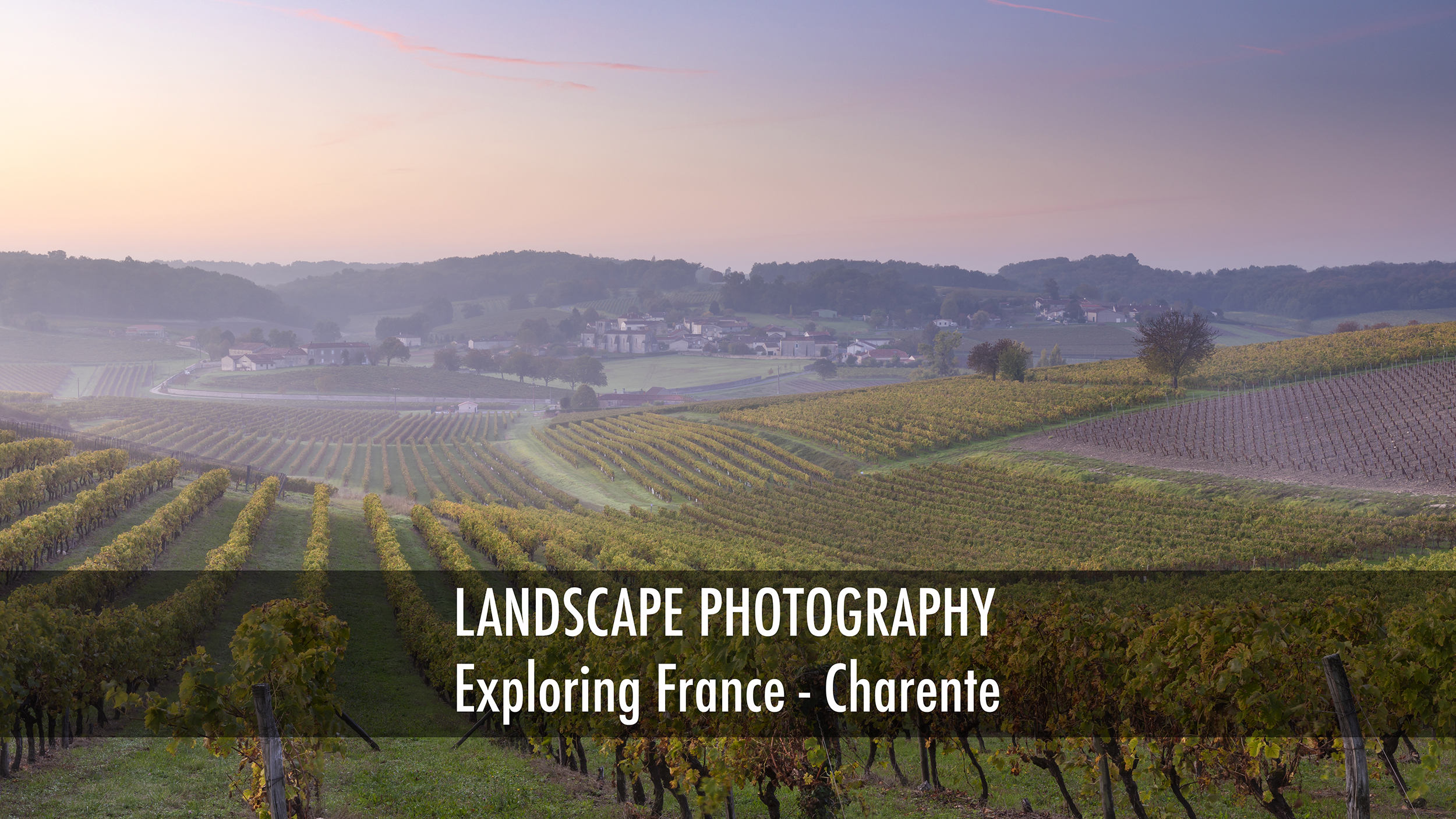 Exploring France in the department of Charente. Landscape photography.