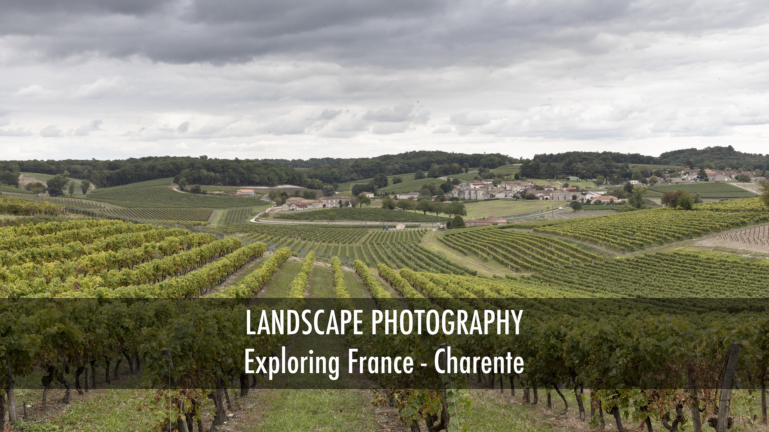 Exploring France in the department of Charente. Landscape photography.