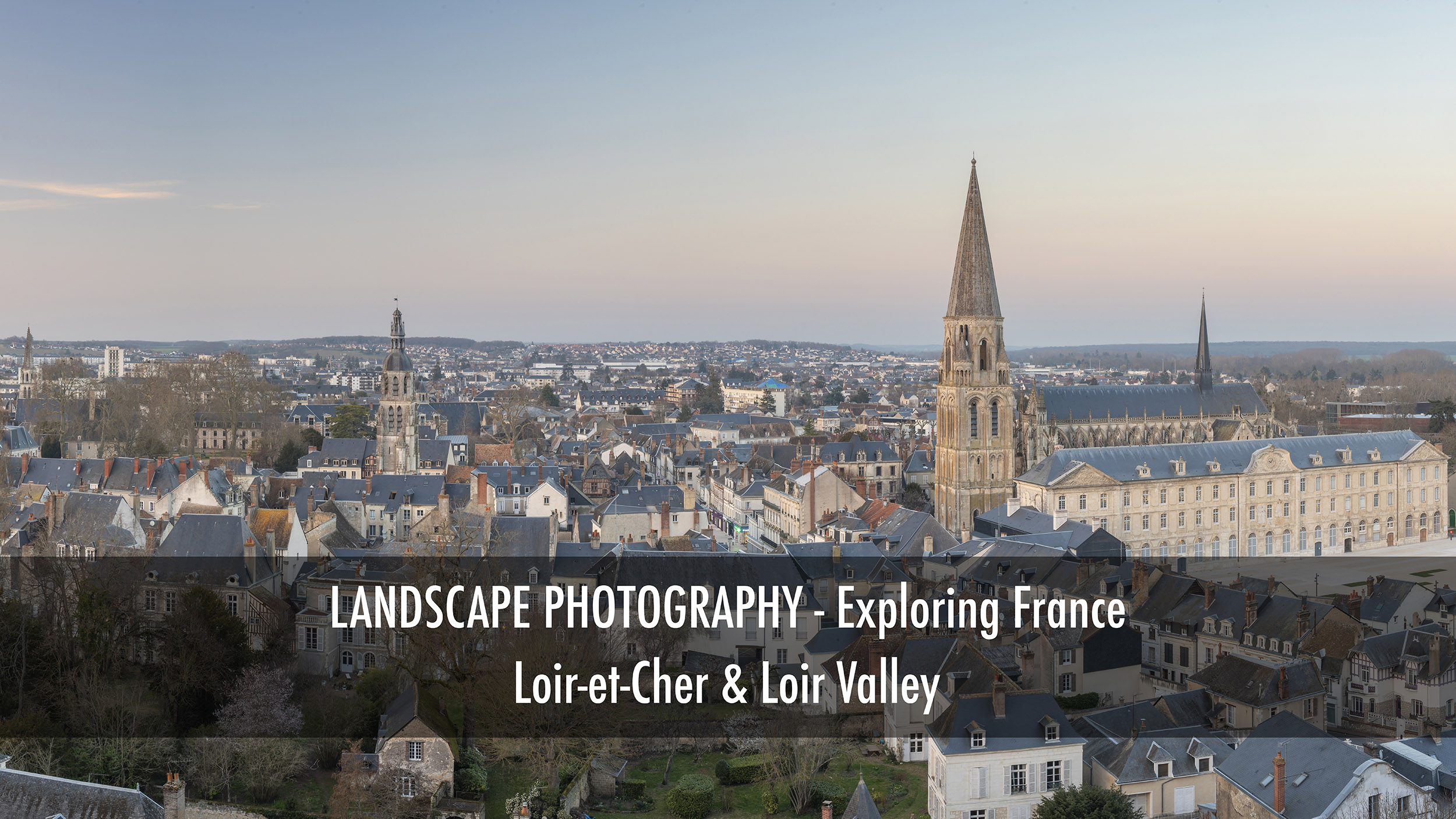 Exploring the Loir Valley in France. The department of Loir-et-Cher. Landscape photography.