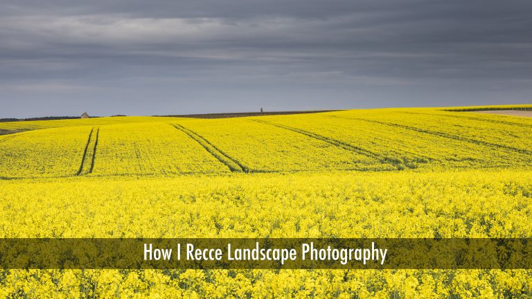 How I recce landscape photography vlog cover.