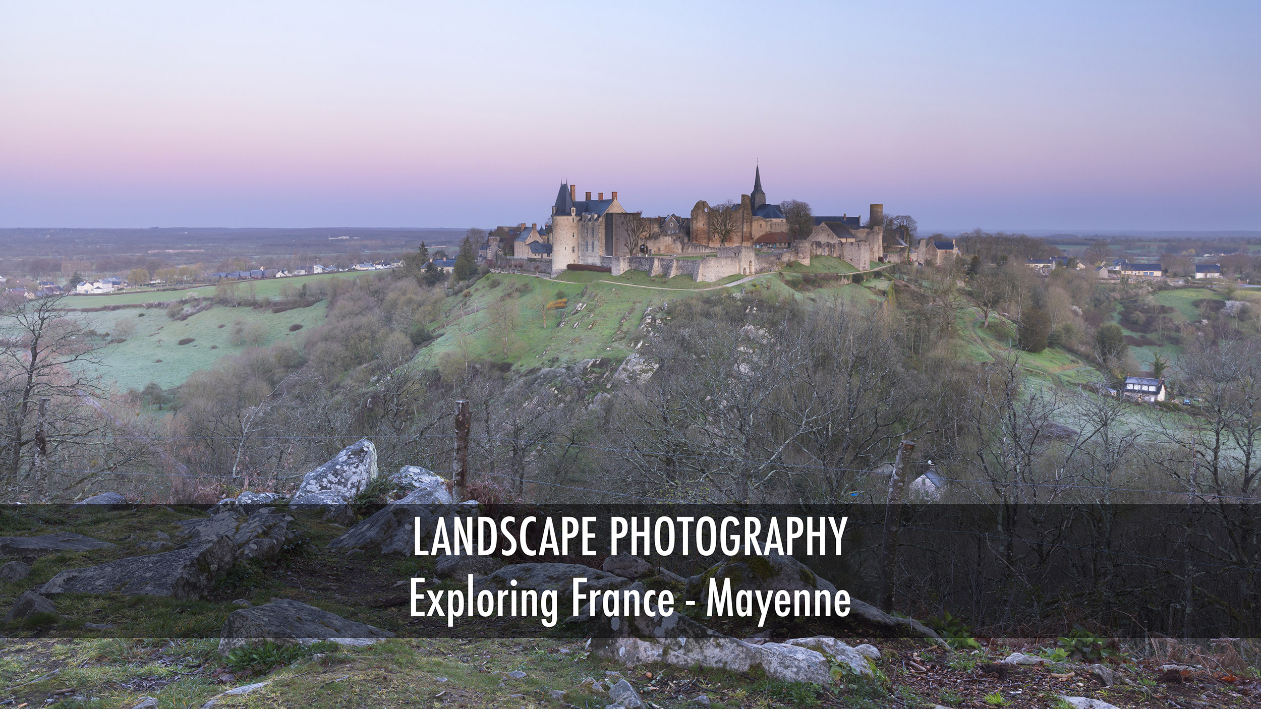Exploring the department of Mayenne in France. Landscape photography.