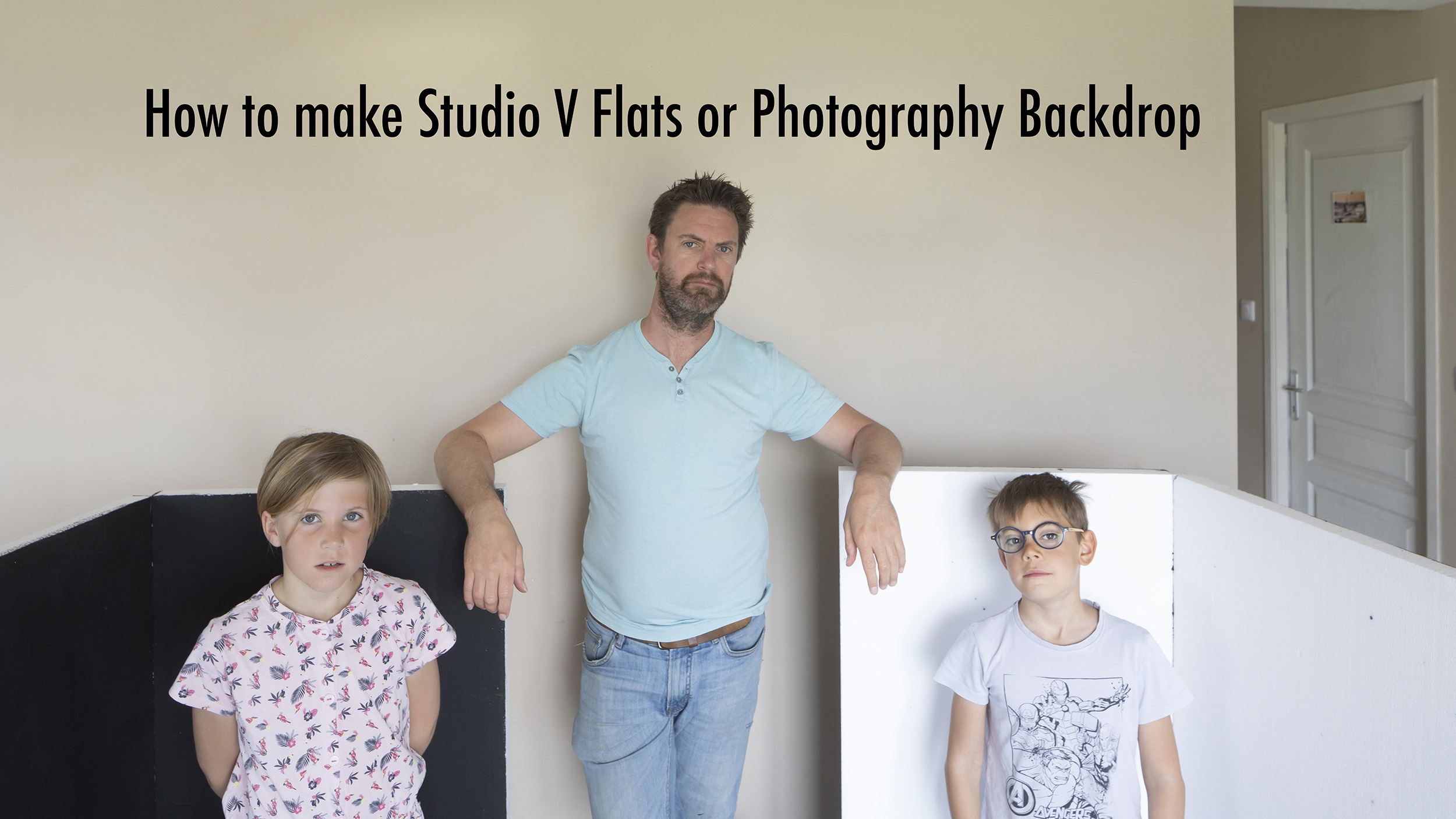 How to make studio V-Flats or photography backdrops