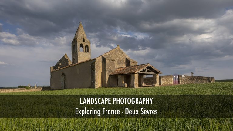 Exploring the department of Deux-Sèvres in France. Landscape Photography Exploring France Deux-Sèvres vlog cover.
