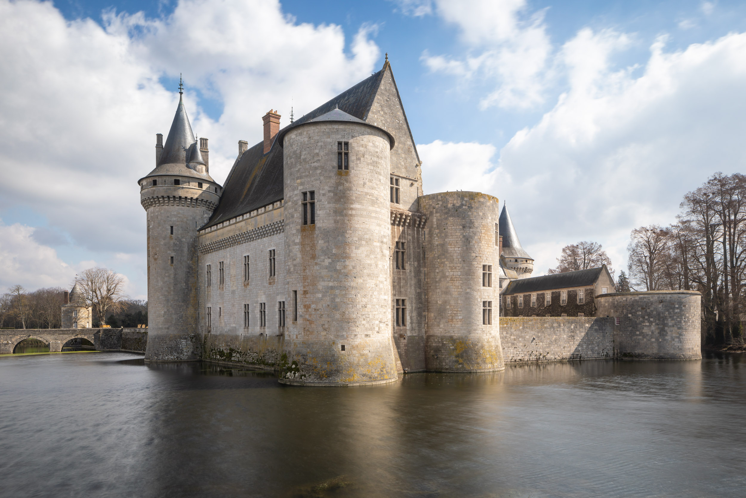 The Chateau de Sully-sur-Loire in France.