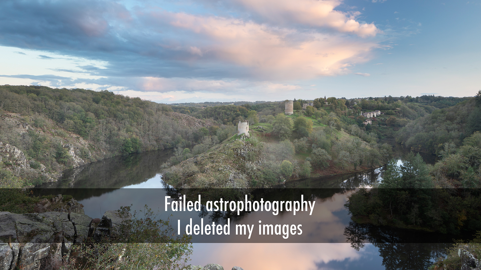Failed astrophotography. I deleted my images.