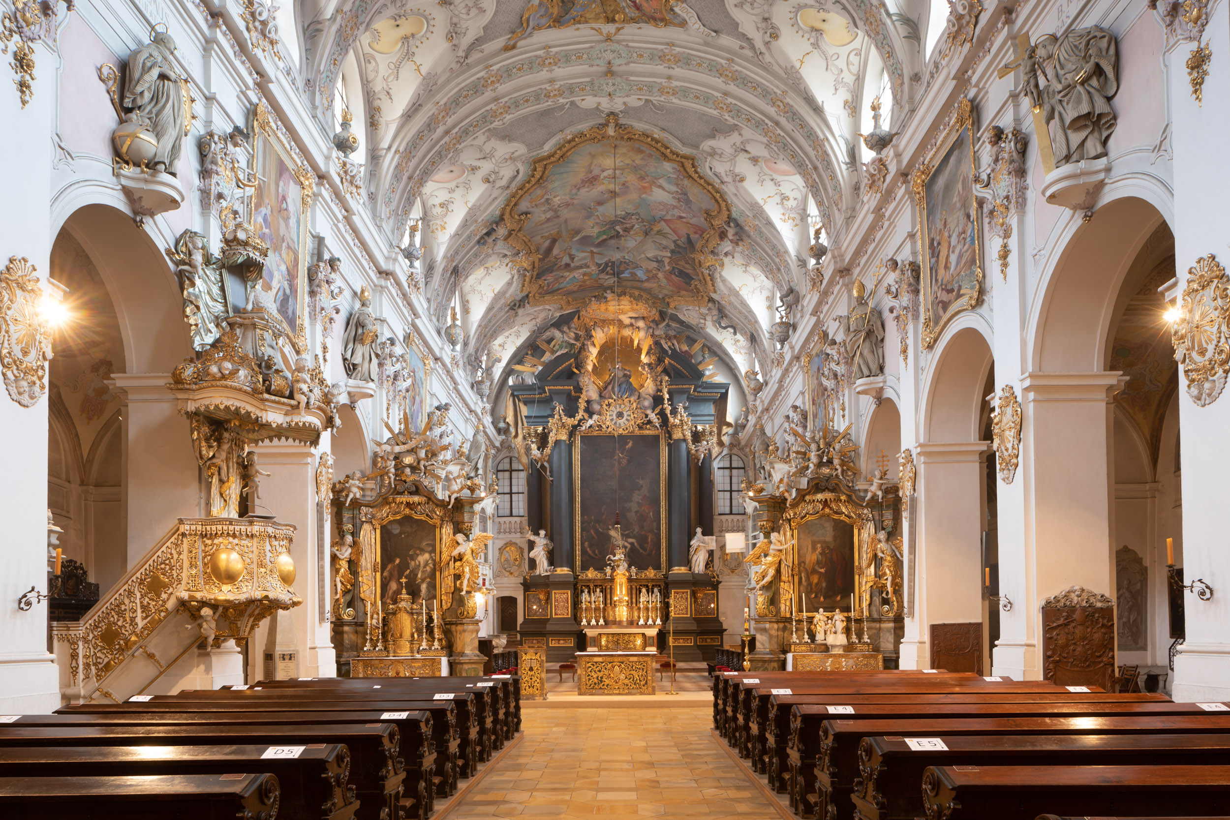 Basilica of the Nativity of Our Lady in Regensburg, Germany.