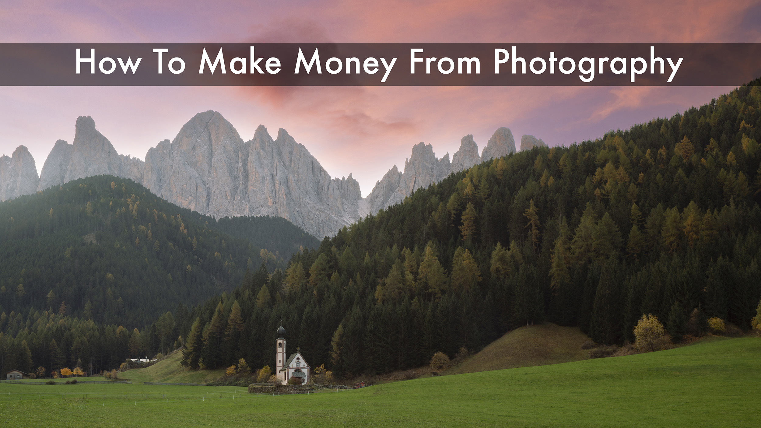 How to make money from photography