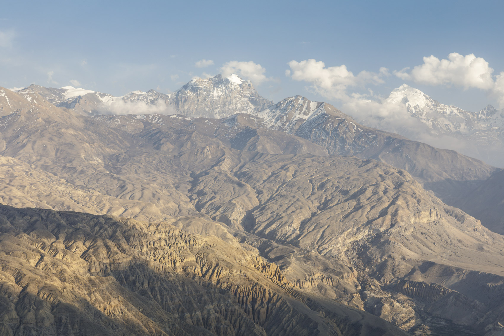 The Anna Purna range from Upper Mustang, Nepal.