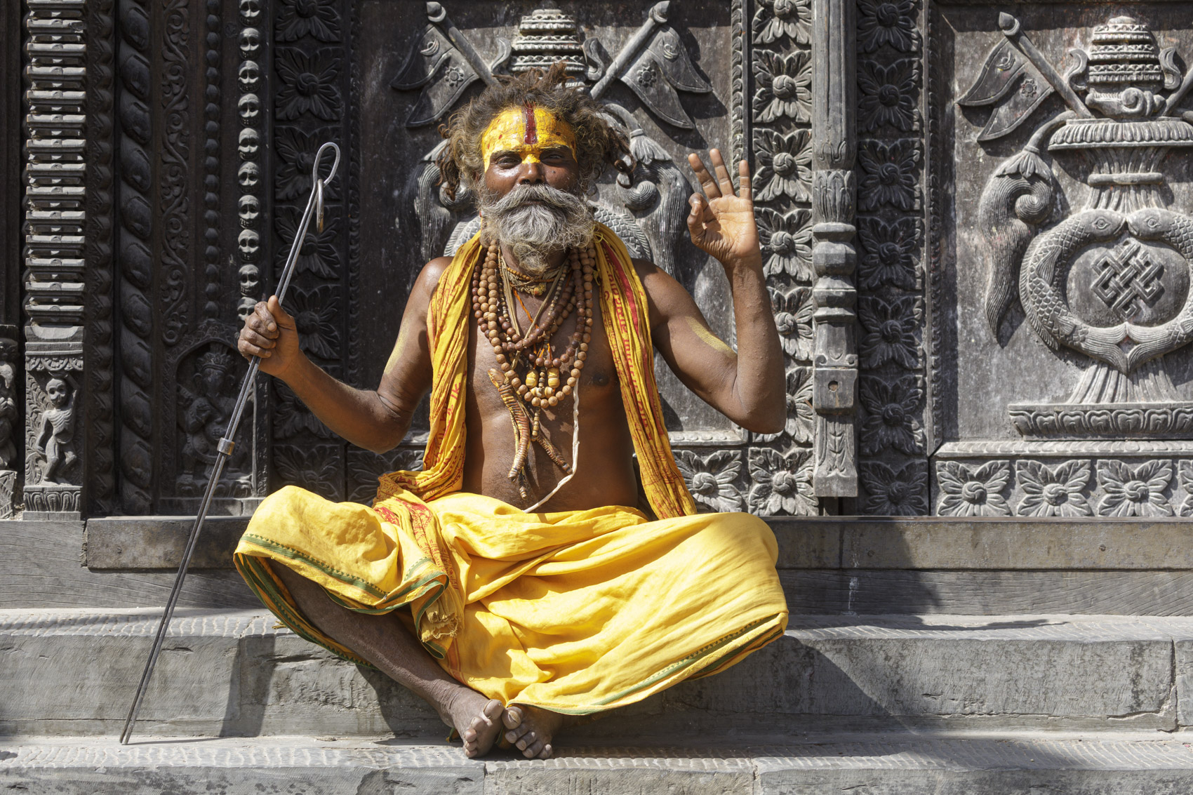 A sadhu in Kathmandu, Nepal photography tour