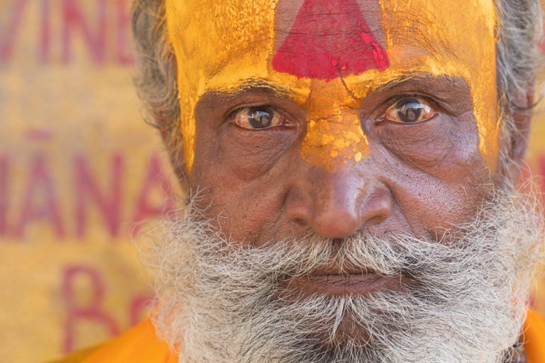 Nepal Photography Tour. Portrait - NK-Baba-Sadhu - by Julian Elliott