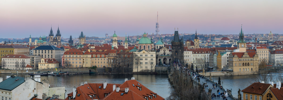 Panorama of Prague