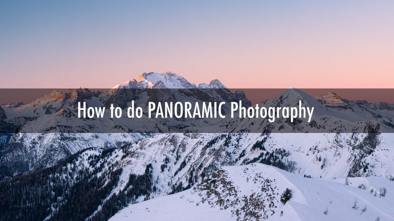How to do panoramic photography.