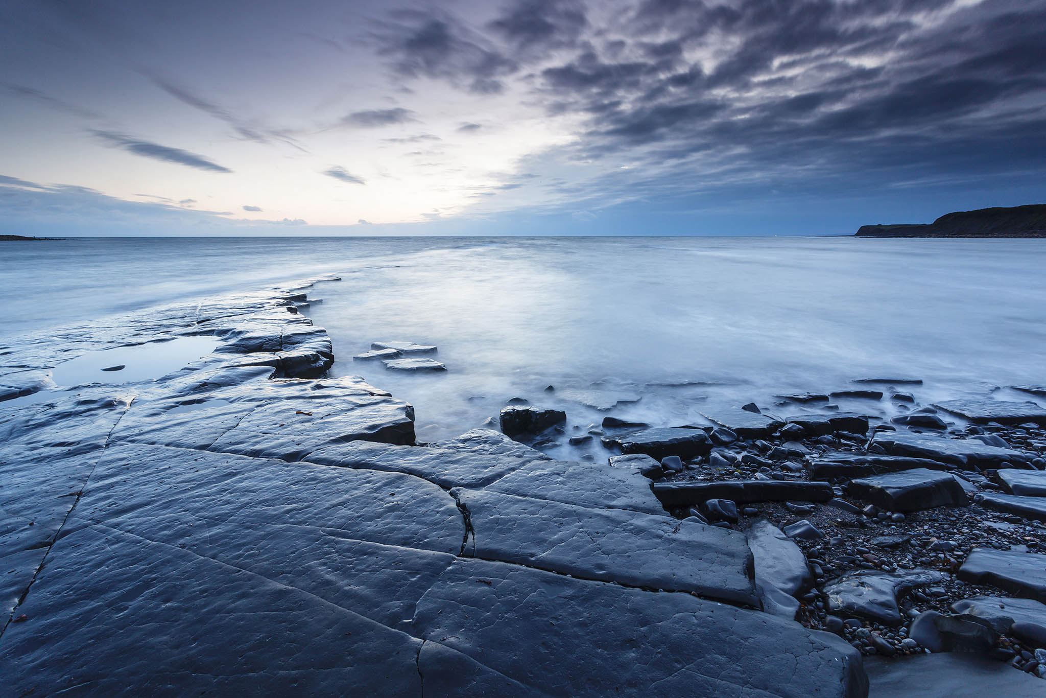 Kimmeridge Bay on the Jurassic coastline of Dorset, England, UK.