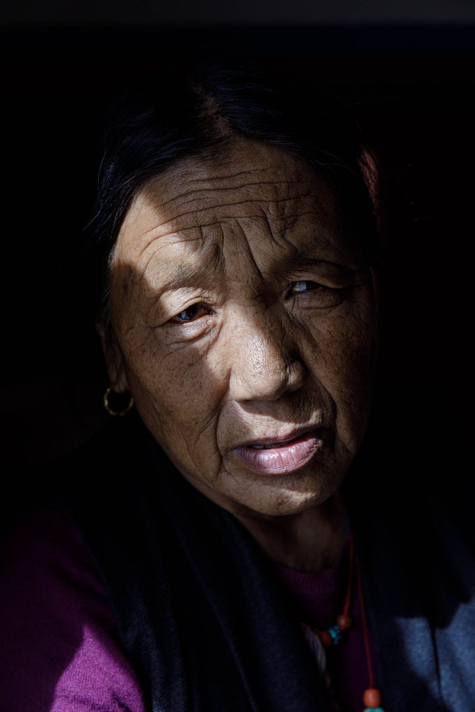 Peaceful Prayer in Nepal.