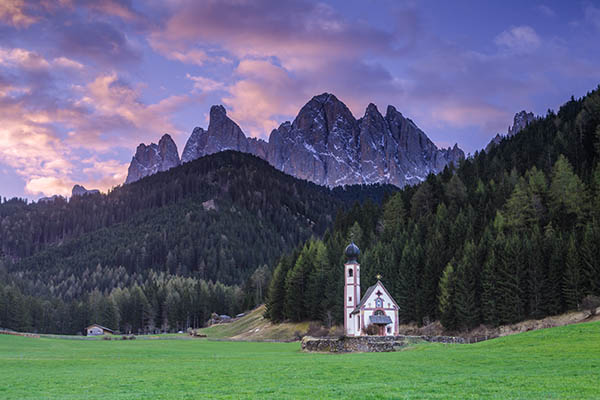 St Johann, Val di Funes, Dolomites.