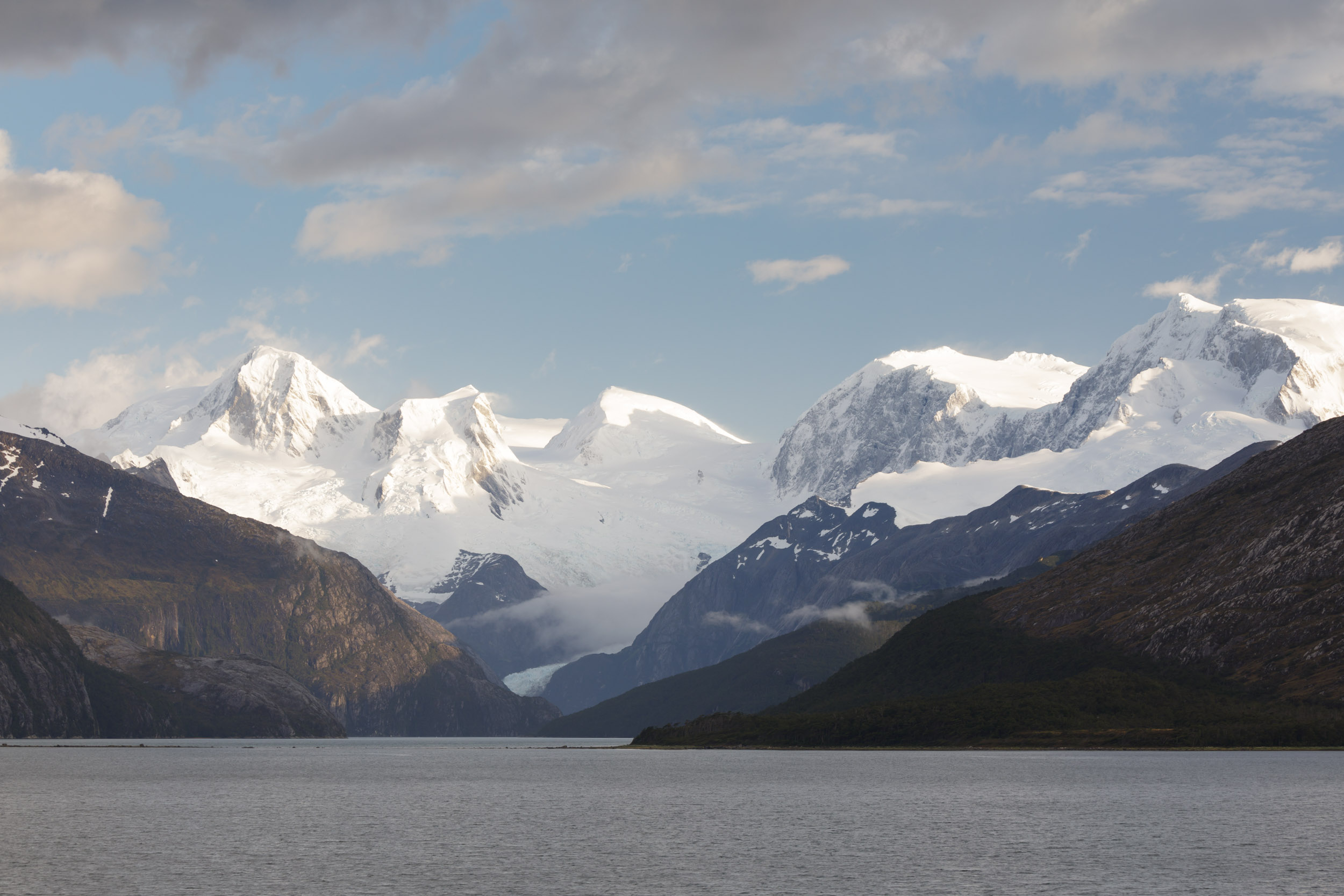 Pia Glacier in the Fjords of Patagonia