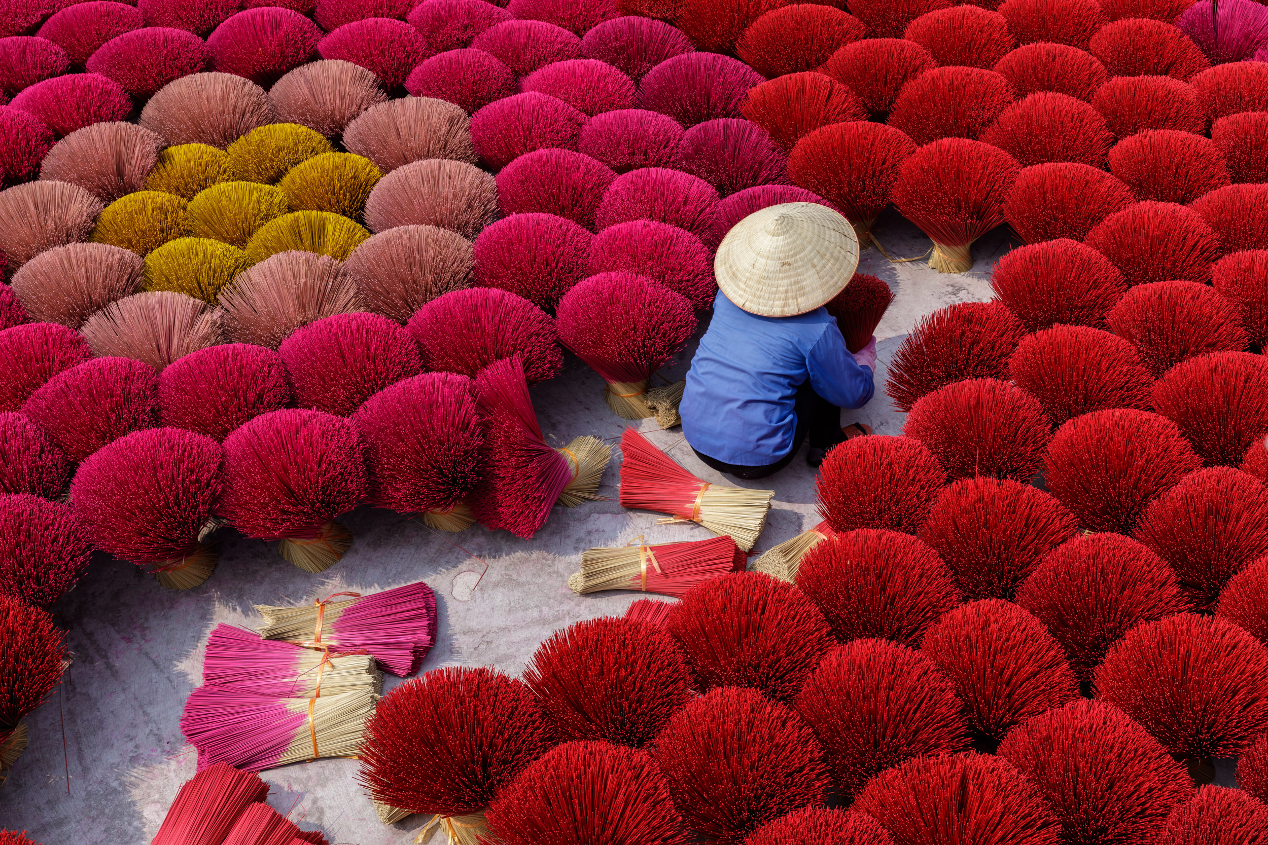 Incense village in Vietnam. Taken during Vietnam photo tour in September.