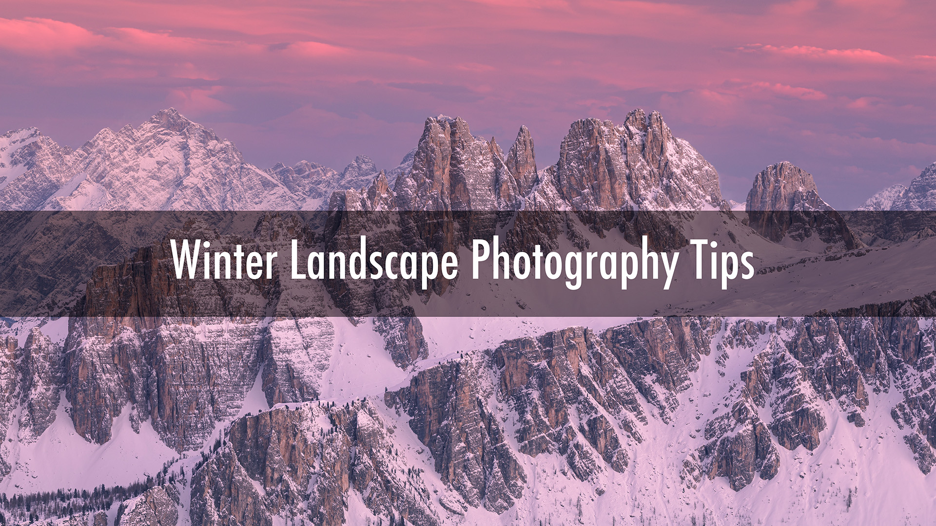 Winter landscape Photography Tips - Julian Elliott Photography