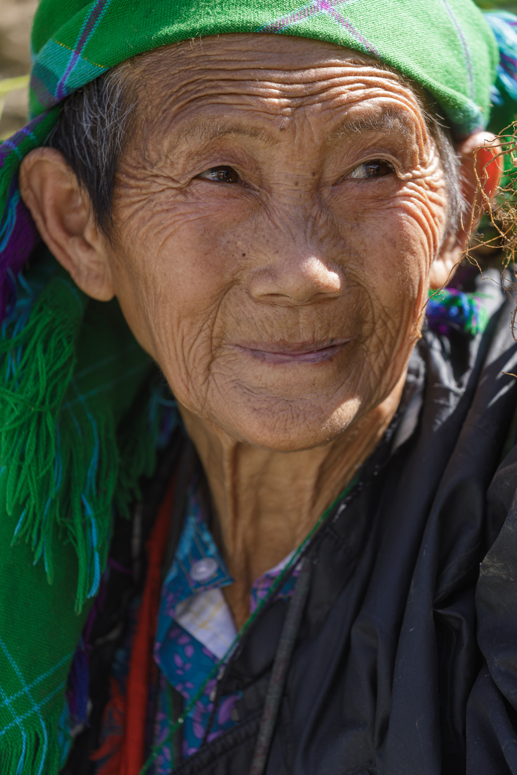 A woman of the Hmong minority in Ha Giang, northern Vietnam.