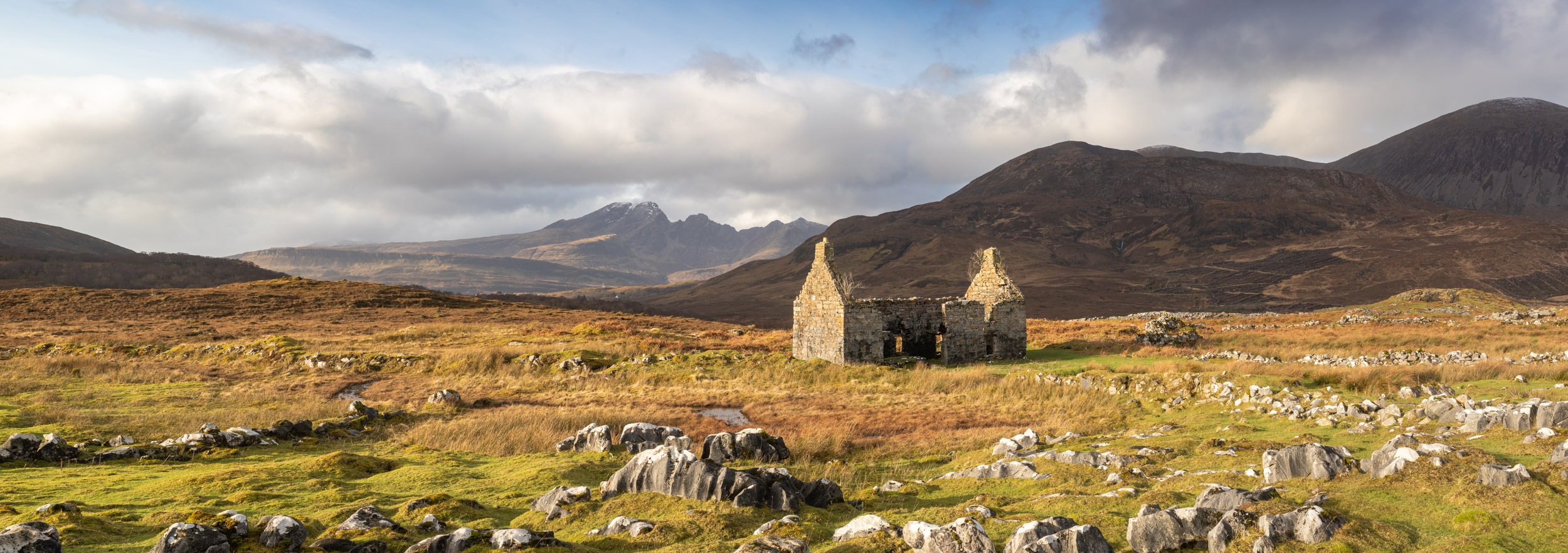 The abandoned marble mine on the Isle of Skye, Scotland, UK.