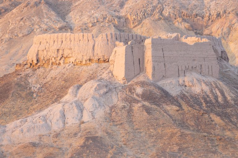 The stunning desert fortress of Ayaz Qala. Taken during the Uzbekistan photography tour.