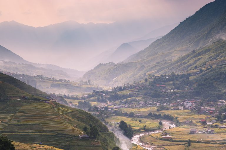 The stunning rice terraces of Sapa, Vietnam.