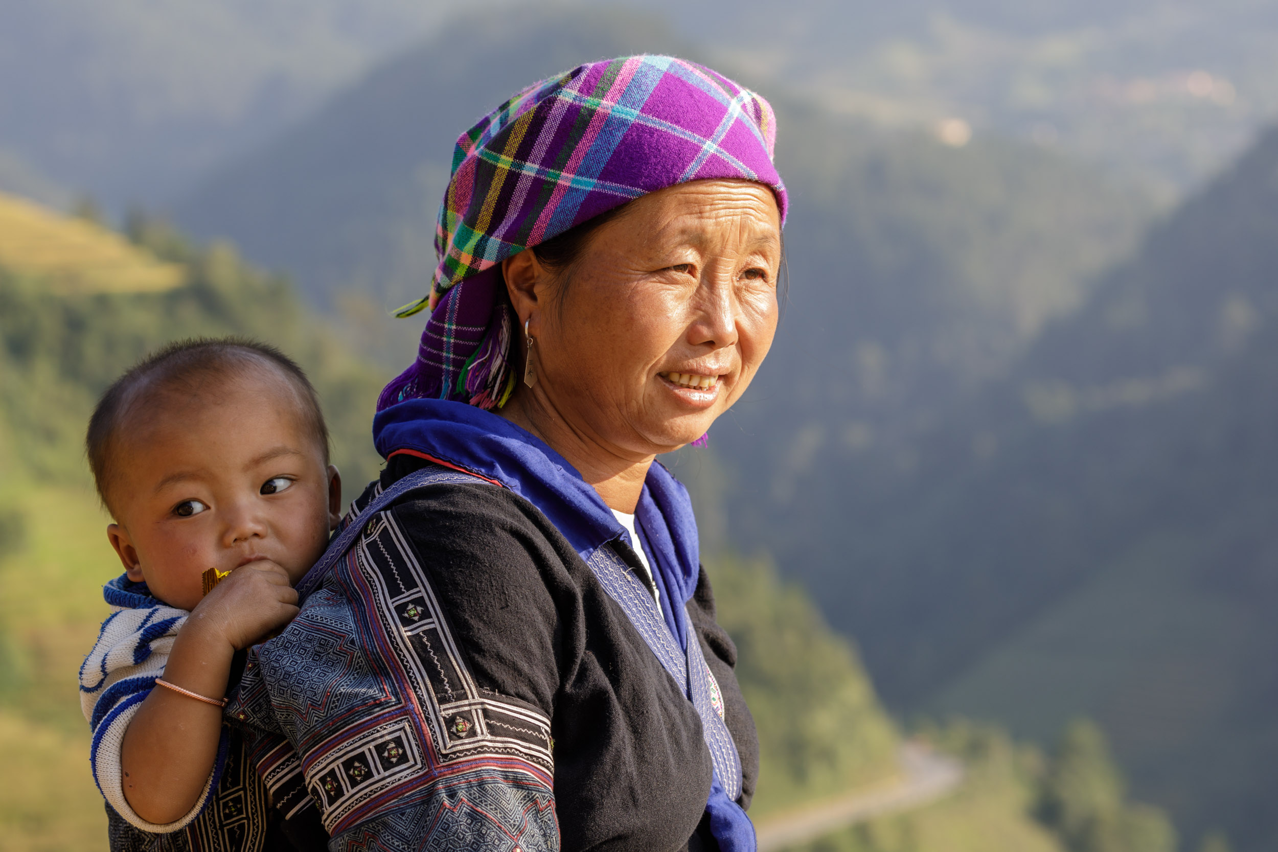 A woman from the Hmong tribe in Sa Pa, Vietnam. December 2019 newsletter cover.