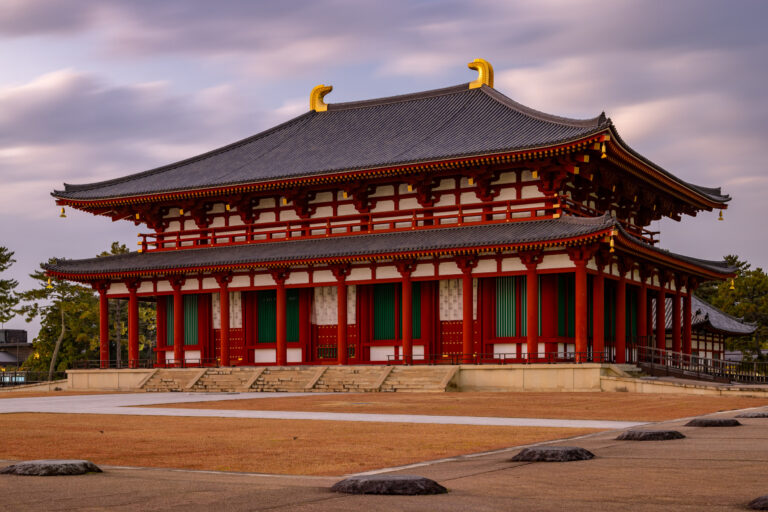 The Central Hall of Kofuku-ji Temple in Nara. Taken during the Japan Cherry Blossom Photo Tour in April.