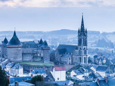 Sille-le-Guillaume in the Sarthe, France.