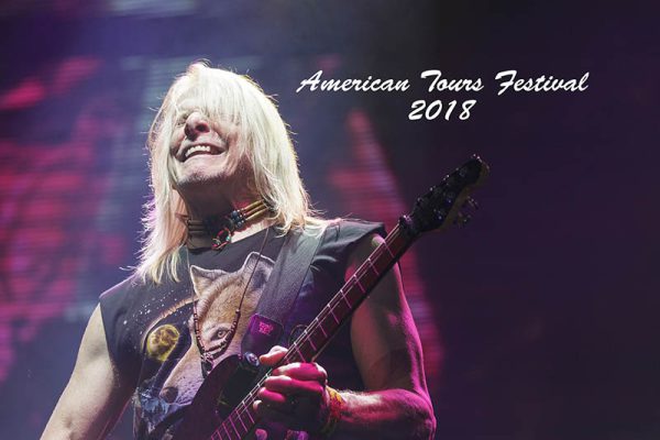 Tours, France. 14 Jul 2018. Steve Morse the lead guitarist of Deep Purple at the annual American Tours Festival, Tours, France.