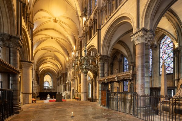 The stunning choir of Canterbury cathedral. Print by Julian Elliott Photography
